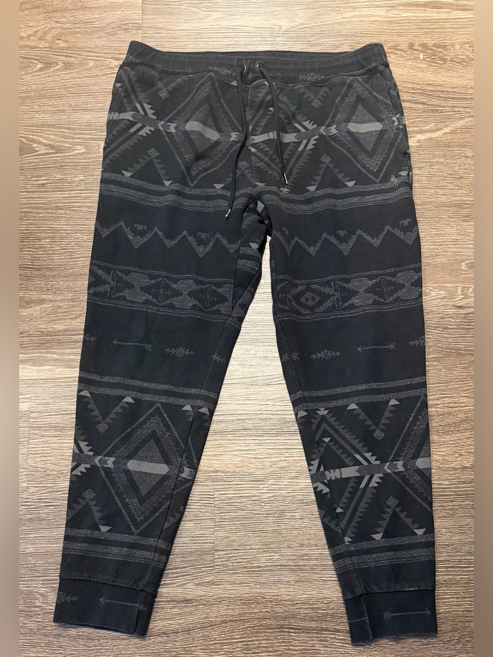Polo Ralph Lauren Aztec Black Jogger Fall/Winter Bottoms